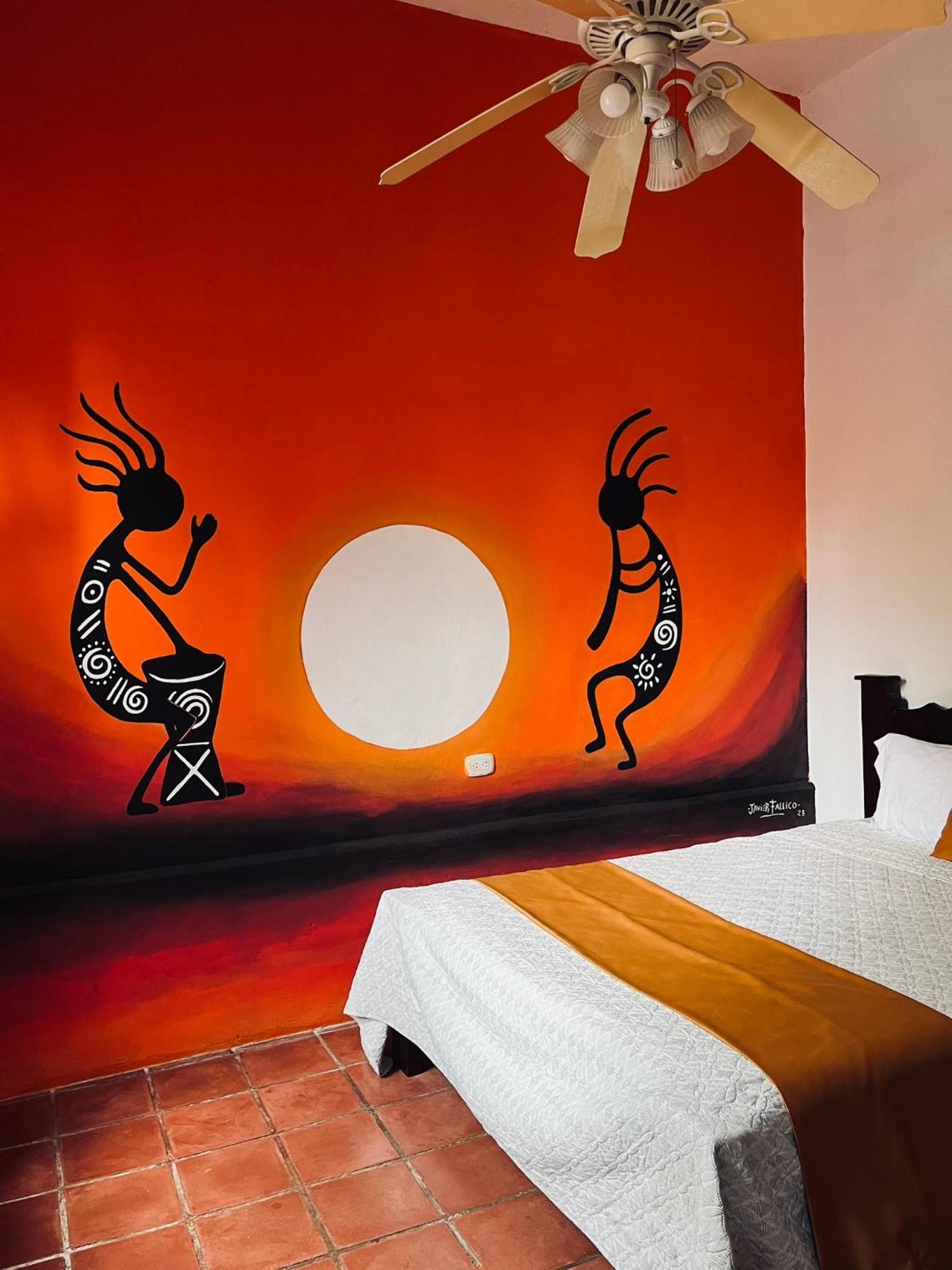 Siwo Art Guesthouse Playa Ocotal Bagian luar foto